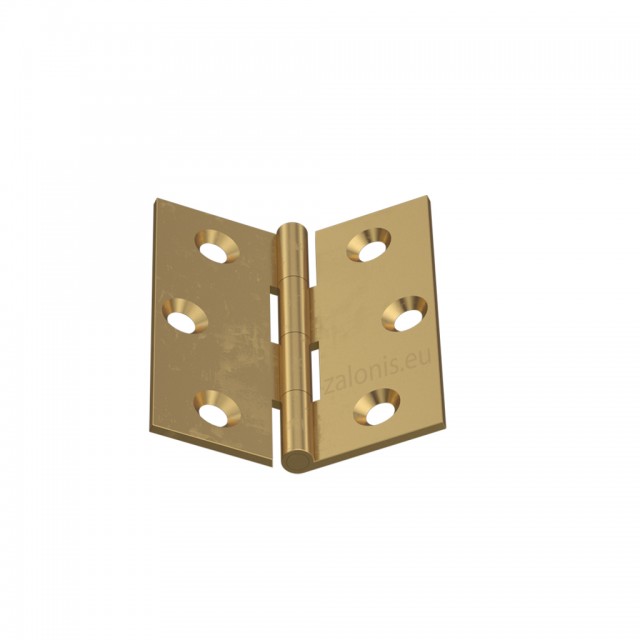 BRASS FLAT HINGE 40x35 ITALY
